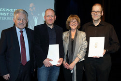 Verleihung des Bühnenkunstpreises an das „Theater des Kindes“ Linz, sowie des Anerkennungspreises an David Wagner.