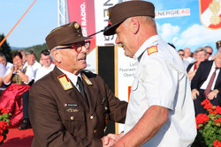 Landesfeuerwehrwettbewerb Festakt und Siegerehrung mit Landeshauptmann Dr.Josef Pühringer