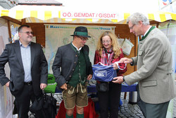 Ortsbildmesse 2015 Gmunden mit LR Dr.Strugl