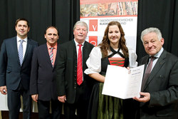 Überreichung des Goldenen Leistungsabzeichen des OÖ Blasmusikverbandes durch Landeshauptmann Dr. Josef Pühringer