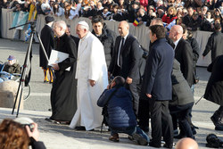 Friedenslichtreise zum Papst nach Rom.