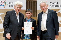 Bundeswettbewerb prima la musica Urkundenüberreichung mit Landeshauptmann Dr.Josef Pühringer