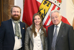 Landeshauptmann Dr. Josef Pühringer empfängt Ausgezeichnete Lehrlinge im Landhaus