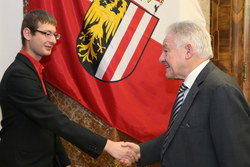 Landeshauptmann Dr. Josef Pühringer empfängt Ausgezeichnete Lehrlinge im Landhaus