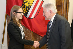 Landeshauptmann Dr. Josef Pühringer empfängt Ausgezeichnete Lehrlinge im Landhaus