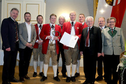 Verleihung Prof.Franz Kinzl Medaille und Prof. Rudolf Zeman Preis durch Landeshauptmann Dr.Josef Pühringer an verdiente Musikvereine