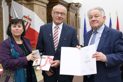 Auszeichnungen an verdiente Persönlichkeiten im Sozialbereich durch Landeshauptmann Dr.Josef Pühringer und Landesrätin Birgit Gerstorfer,MBA
Humanitätsmedaille
Roland Rieger