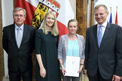 Junglehrerempfang im Linzer Landhaus mit Landeshauptmann Mag. Thomas Stelzer, Landesrätin Mag. Christine Haberlander und Landesschulratspräsident Fritz Enzenhofer