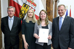 Junglehrerempfang im Linzer Landhaus mit Landeshauptmann Mag. Thomas Stelzer, Landesrätin Mag. Christine Haberlander und Landesschulratspräsident Fritz Enzenhofer