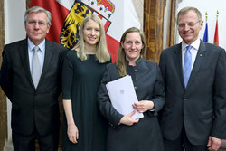 Junglehrerempfang im Linzer Landhaus mit Landeshauptmann Mag. Thomas Stelzer, Landesrätin Mag. Christine Haberlander und Landesschulratspräsident Fritz Enzenhofer