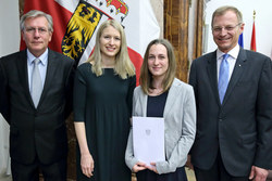 Junglehrerempfang im Linzer Landhaus mit Landeshauptmann Mag. Thomas Stelzer, Landesrätin Mag. Christine Haberlander und Landesschulratspräsident Fritz Enzenhofer