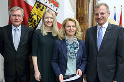 Junglehrerempfang im Linzer Landhaus mit Landeshauptmann Mag. Thomas Stelzer, Landesrätin Mag. Christine Haberlander und Landesschulratspräsident Fritz Enzenhofer