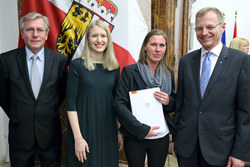 Junglehrerempfang im Linzer Landhaus mit Landeshauptmann Mag. Thomas Stelzer, Landesrätin Mag. Christine Haberlander und Landesschulratspräsident Fritz Enzenhofer