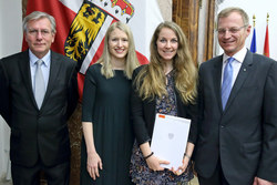 Junglehrerempfang im Linzer Landhaus mit Landeshauptmann Mag. Thomas Stelzer, Landesrätin Mag. Christine Haberlander und Landesschulratspräsident Fritz Enzenhofer