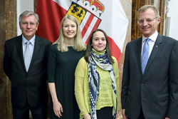 Junglehrerempfang im Linzer Landhaus mit Landeshauptmann Mag. Thomas Stelzer, Landesrätin Mag. Christine Haberlander und Landesschulratspräsident Fritz Enzenhofer