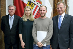 Junglehrerempfang im Linzer Landhaus mit Landeshauptmann Mag. Thomas Stelzer, Landesrätin Mag. Christine Haberlander und Landesschulratspräsident Fritz Enzenhofer