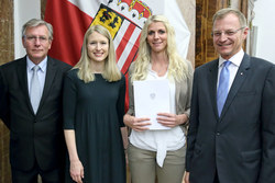 Junglehrerempfang im Linzer Landhaus mit Landeshauptmann Mag. Thomas Stelzer, Landesrätin Mag. Christine Haberlander und Landesschulratspräsident Fritz Enzenhofer