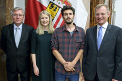 Junglehrerempfang im Linzer Landhaus mit Landeshauptmann Mag. Thomas Stelzer, Landesrätin Mag. Christine Haberlander und Landesschulratspräsident Fritz Enzenhofer