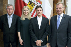 Junglehrerempfang im Linzer Landhaus mit Landeshauptmann Mag. Thomas Stelzer, Landesrätin Mag. Christine Haberlander und Landesschulratspräsident Fritz Enzenhofer