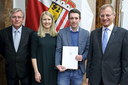 Junglehrerempfang im Linzer Landhaus mit Landeshauptmann Mag. Thomas Stelzer, Landesrätin Mag. Christine Haberlander und Landesschulratspräsident Fritz Enzenhofer