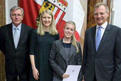 Junglehrerempfang im Linzer Landhaus mit Landeshauptmann Mag. Thomas Stelzer, Landesrätin Mag. Christine Haberlander und Landesschulratspräsident Fritz Enzenhofer