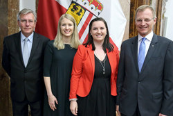 Junglehrerempfang im Linzer Landhaus mit Landeshauptmann Mag. Thomas Stelzer, Landesrätin Mag. Christine Haberlander und Landesschulratspräsident Fritz Enzenhofer