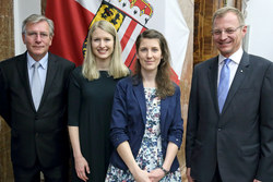 Junglehrerempfang im Linzer Landhaus mit Landeshauptmann Mag. Thomas Stelzer, Landesrätin Mag. Christine Haberlander und Landesschulratspräsident Fritz Enzenhofer