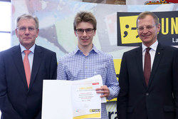 Siegerehrung 65.Landesjugendredewettbewerb mit Landeshauptmann Mag.Thomas Stelzer
