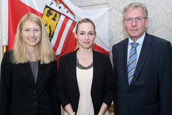 Junglehrerempfang mit Landesrätin Mag. Christine Haberlander und Landesschulratspräsident Fritz Enzenhofer