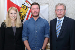 Junglehrerempfang mit Landesrätin Mag. Christine Haberlander und Landesschulratspräsident Fritz Enzenhofer