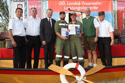 Landes-Feuerwehr Wasserwehrabzeichen mit Landeshauptmann Mag.Thomas Stelzer und Landesrat Kommerzialrat Elmar Podgorschek