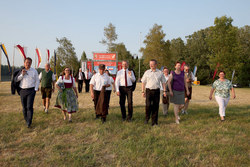 Landes-Feuerwehr Wasserwehrabzeichen mit Landeshauptmann Mag.Thomas Stelzer und Landesrat Kommerzialrat Elmar Podgorschek