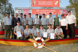 Landes-Feuerwehr Wasserwehrabzeichen mit Landeshauptmann Mag.Thomas Stelzer und Landesrat Kommerzialrat Elmar Podgorschek