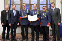 Verleihung Prof. Franz Kinzl-Medaille, Prof. Rudol Zeman-Preis, Hermes-Preis durch Landeshauptmann Mag. Thomas Stelzer
Musikverein Lohnsburg