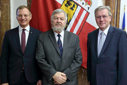 Lehrerpensionistenempfang mit Landeshauptmann Mag. Thomas Stelzer und LSR Präsident Fritz Enzenhofer 