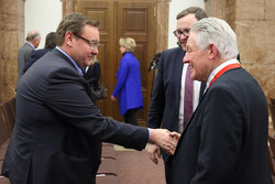 Großes Goldenes Ehrenzeichen des Landes Oberösterreich für Landeshauptmann a.D. Dr. Josef Pühringer