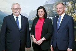 Abendempfang Energieministerrat mit LH Mag. Thomas Stelzer und BM Elisabeth Köstinger.