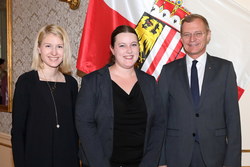 Landeshauptmann Mag. Thomas Stelzer und Landeshauptmann Stellvertreterin Mag. Christine Haberlander empfingen Junglehrer in den Redoutensälen