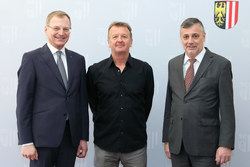 Feier für pensionierte Lehrerinnen und Lehrer mit Landeshauptmann Mag. Thomas Stelzer und Bildungsdirektor Mag. Dr. Alfred Klampfer