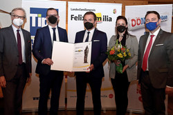 Preisverleihung Landesfamilienpreis Felix Familia am 02. März 2022