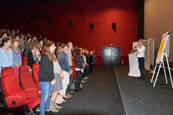 Vortrag der Vortragsreihe ErziehungsImpulse am 11.10.2017 im Star Movie Regau zum Thema Erziehen mit Gelassenheit mit Christiane Kutik.